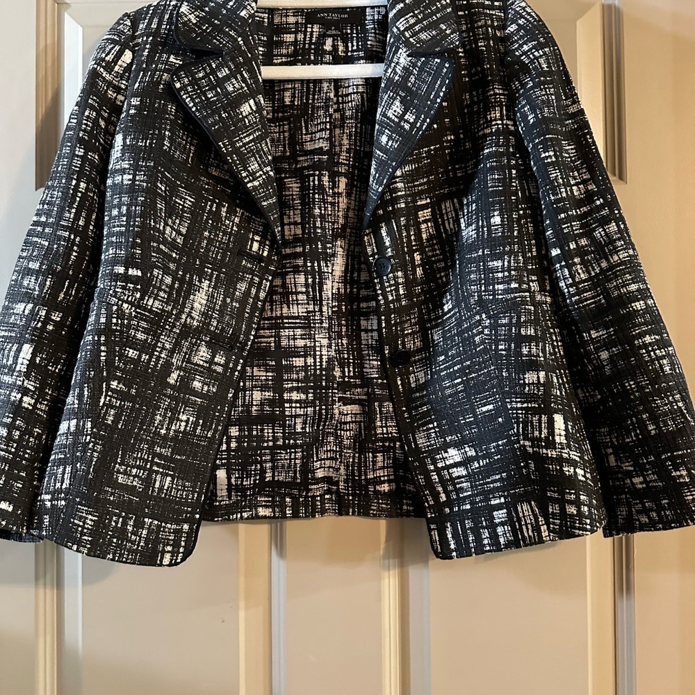 Stylish Black and White Women's Jacket